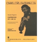 Image links to product page for Capriccio for Clarinet in Bb or A, Op1/24
