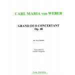 Image links to product page for Grand Duo Concertant for Two Clarinets, Op48