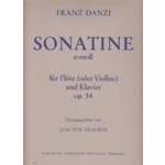 Image links to product page for Sonatina in E minor for Flute and Piano, Op34