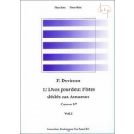 Image links to product page for 12 Duos for Two Flutes dedicated to Amateurs Op 57 Vol 1