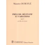 Image links to product page for Prélude, Récitatif et Variations for Flute, Viola and Piano, Op3