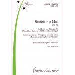 Image links to product page for Sextet in C minor for Piano and Wind Quintet, Op40