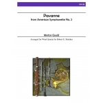 Image links to product page for Pavanne from American Symphonette No. 2 arranged for Wind Quintet