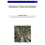 Image links to product page for Introduction, Theme and Variations for Clarinet Choir