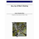 Image links to product page for Jesu Joy of Man's Desiring for Clarinet Quartet