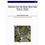 Image links to product page for Selections from Water Music for Clarinet Quartet