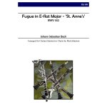 Image links to product page for Fugue in E-flat Major "St. Anne's" for Clarinet Quartet
