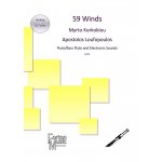 Image links to product page for 59 Winds for Flute or Bass Flute and Electronics Sounds (includes CD)