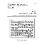 Image links to product page for Fuga from Sonata No. 1 for Flute Quartet, BWV1001