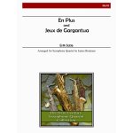 Image links to product page for En Plus and Jeux de Gargantua for Saxophone Quartet