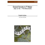 Image links to product page for Grand Sonata in F Major (First Movement) for Flute and Piano, Op.57 No.1