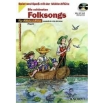 Image links to product page for The Most Beautiful Folk Songs [Two Treble Recorders] (includes CD)