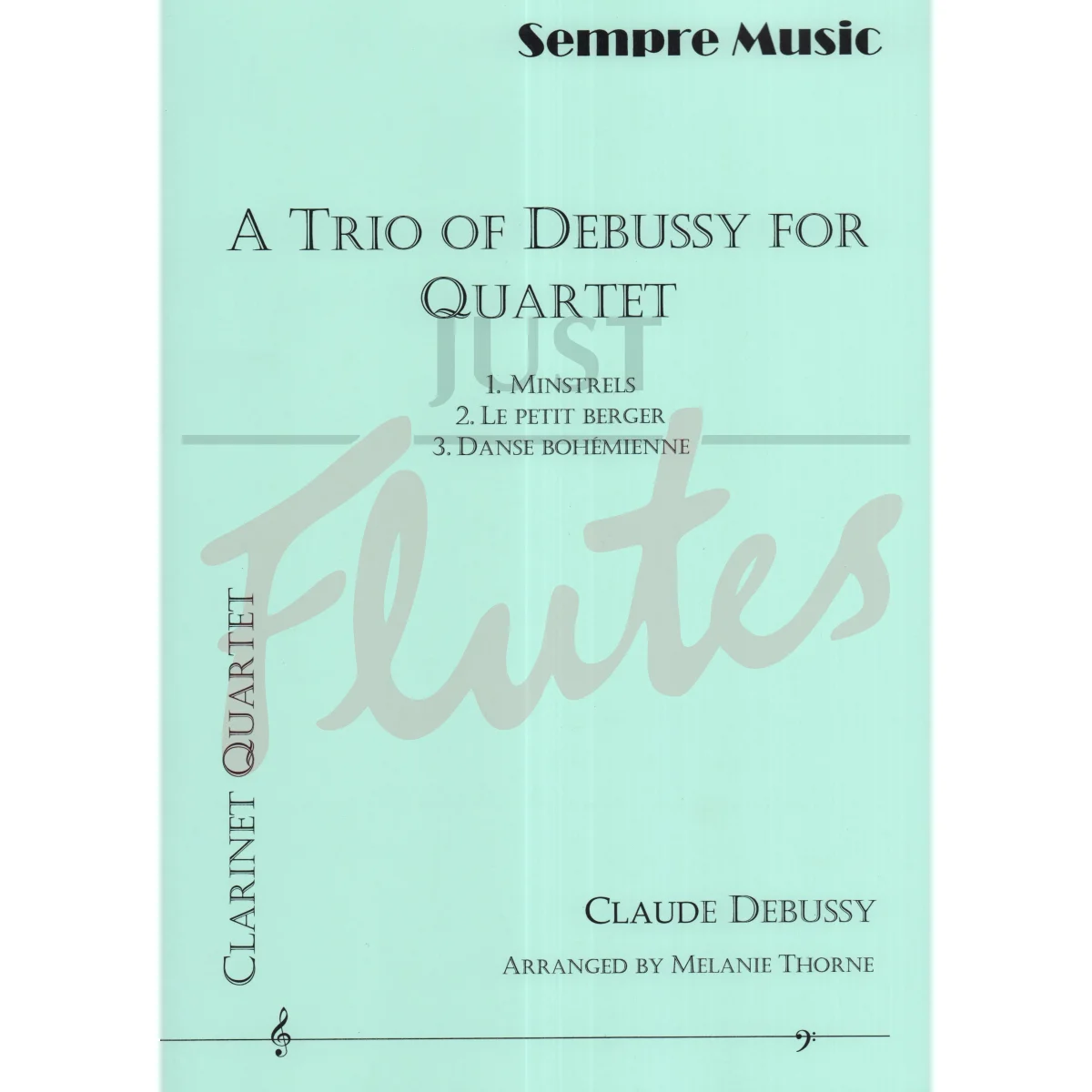 A Trio of Debussy for Clarinet Quartet