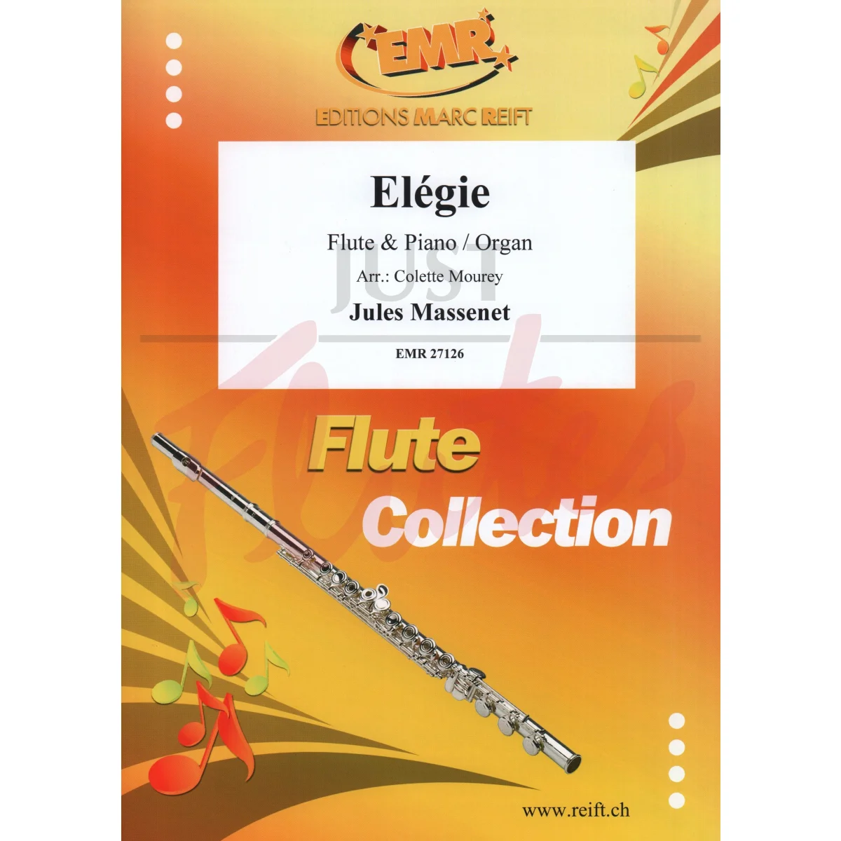 Elégie for Flute and Piano/Organ