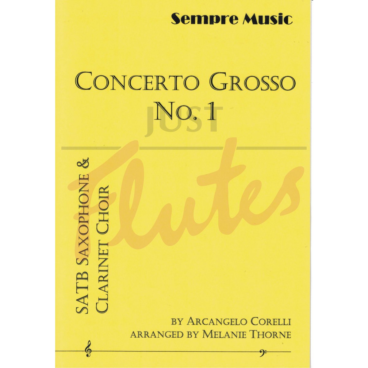 Concerto Grosso No. 1 for SATB Saxophone and Clarinet Choir