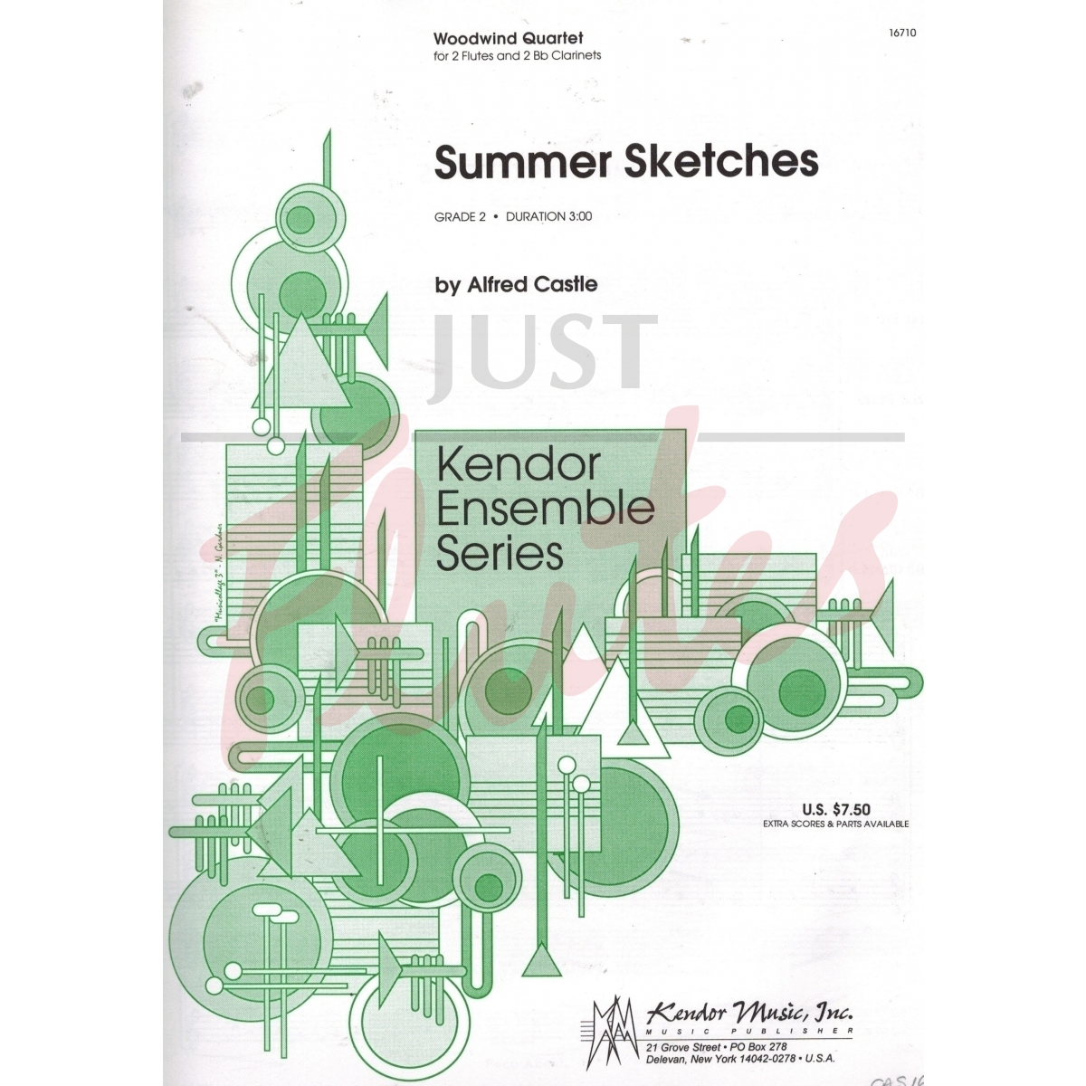 Summer Sketches [2 Flutes and 2 Clarinets]