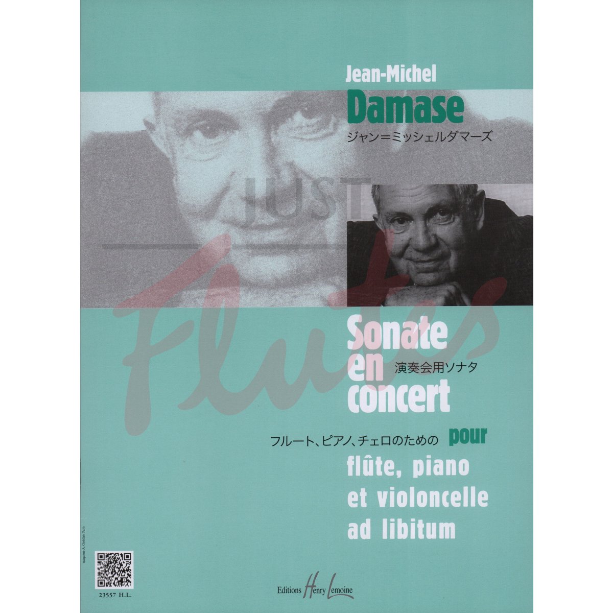 Sonate en Concert for Flute, Piano and Cello ad lib
