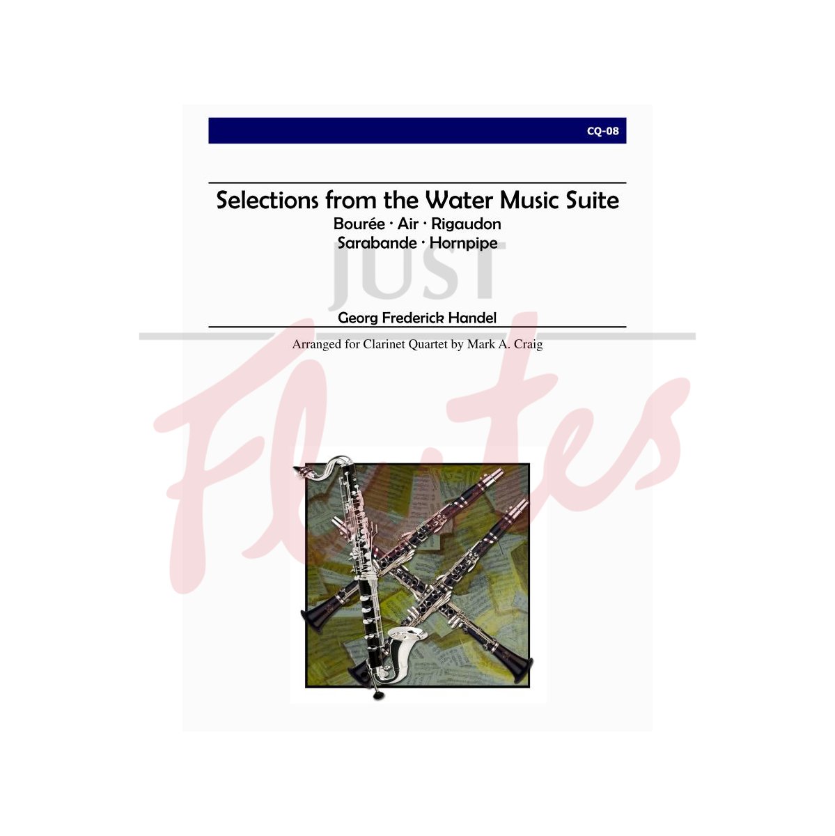 Selections from Water Music for Clarinet Quartet