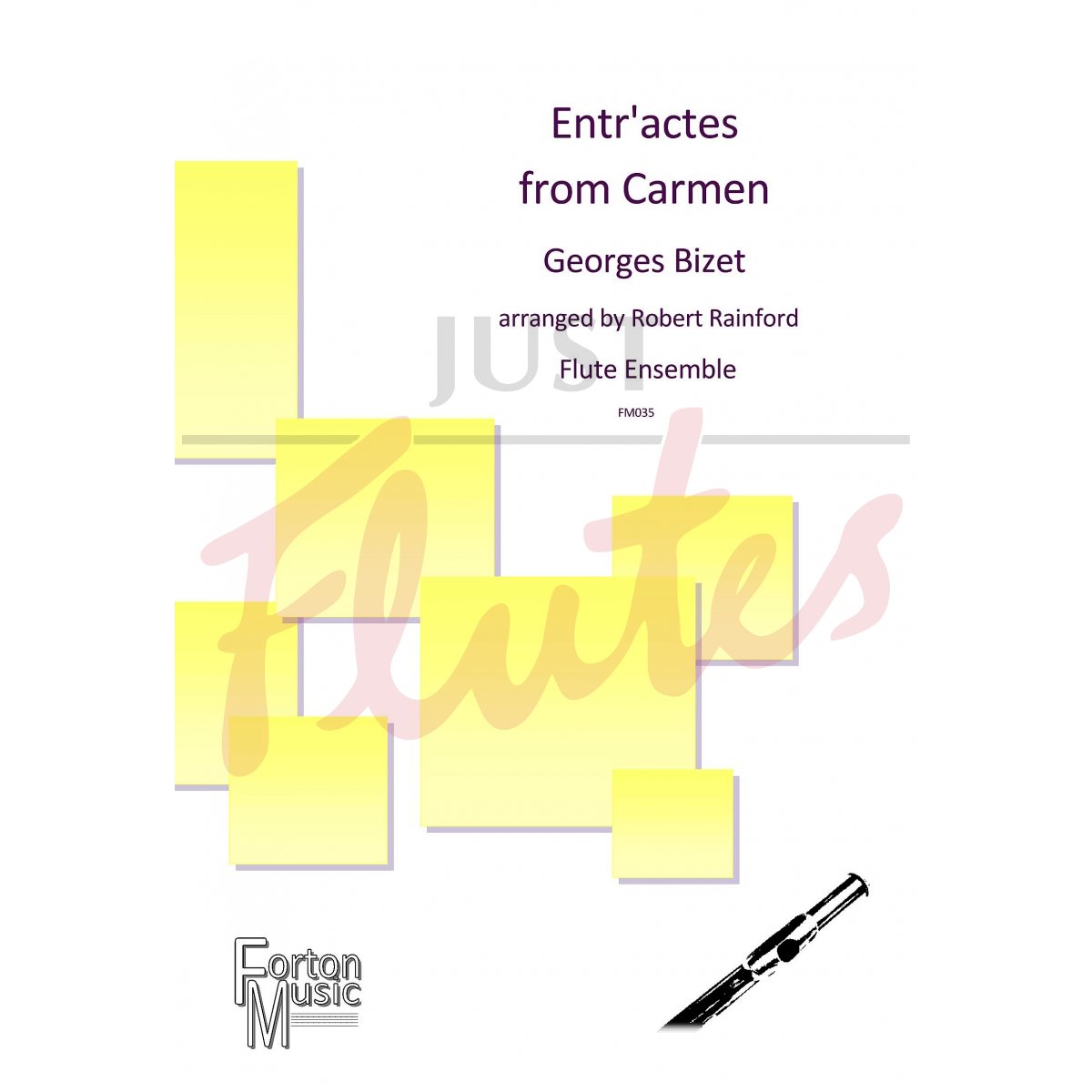 Entr&#039;actes from &#039;Carmen&#039; for Flute Choir