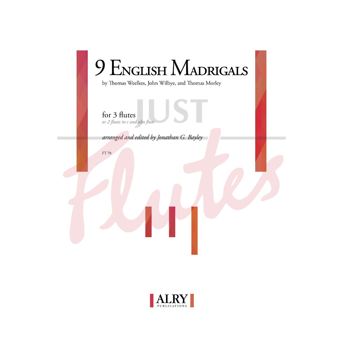 Nine English Madrigals for Flute Trio