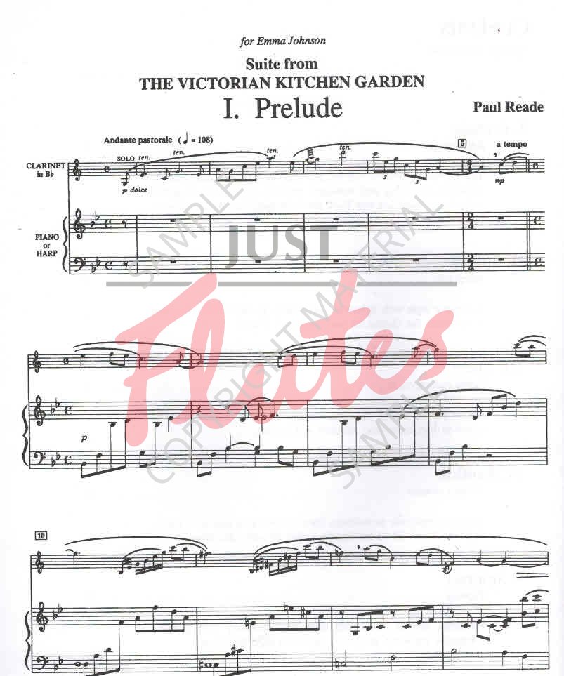 Paul Reade Suite from 'The Victorian Kitchen Garden' for and