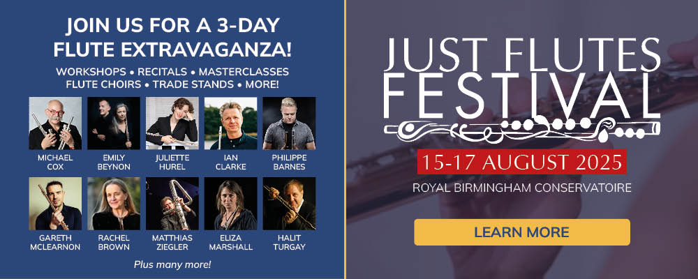 Just Flutes Festival 2025 - Learn More ABout What's On Offer