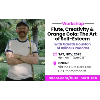 FREE Workshop: Flute, Creativity and Orange Cola – The Art of Self-Esteem