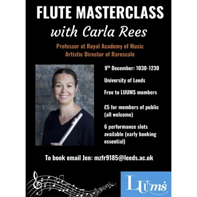 Masterclass with Carla Rees 