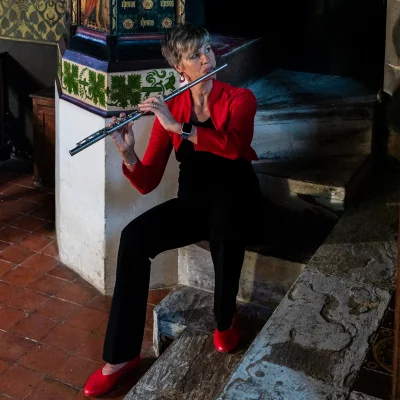 Janna's monthly Saturday flute class. Paul Harris "With a Hint of Lime" /  Bryan Kelly "Prelude Francais"