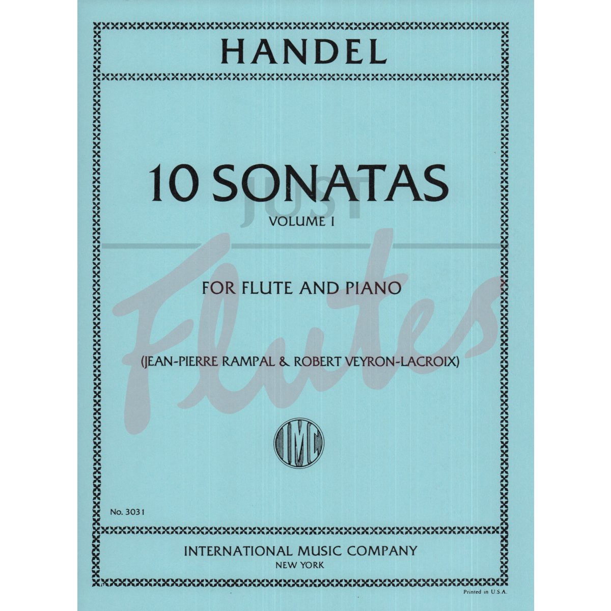 10 Sonatas for Flute and Piano, Volume 1