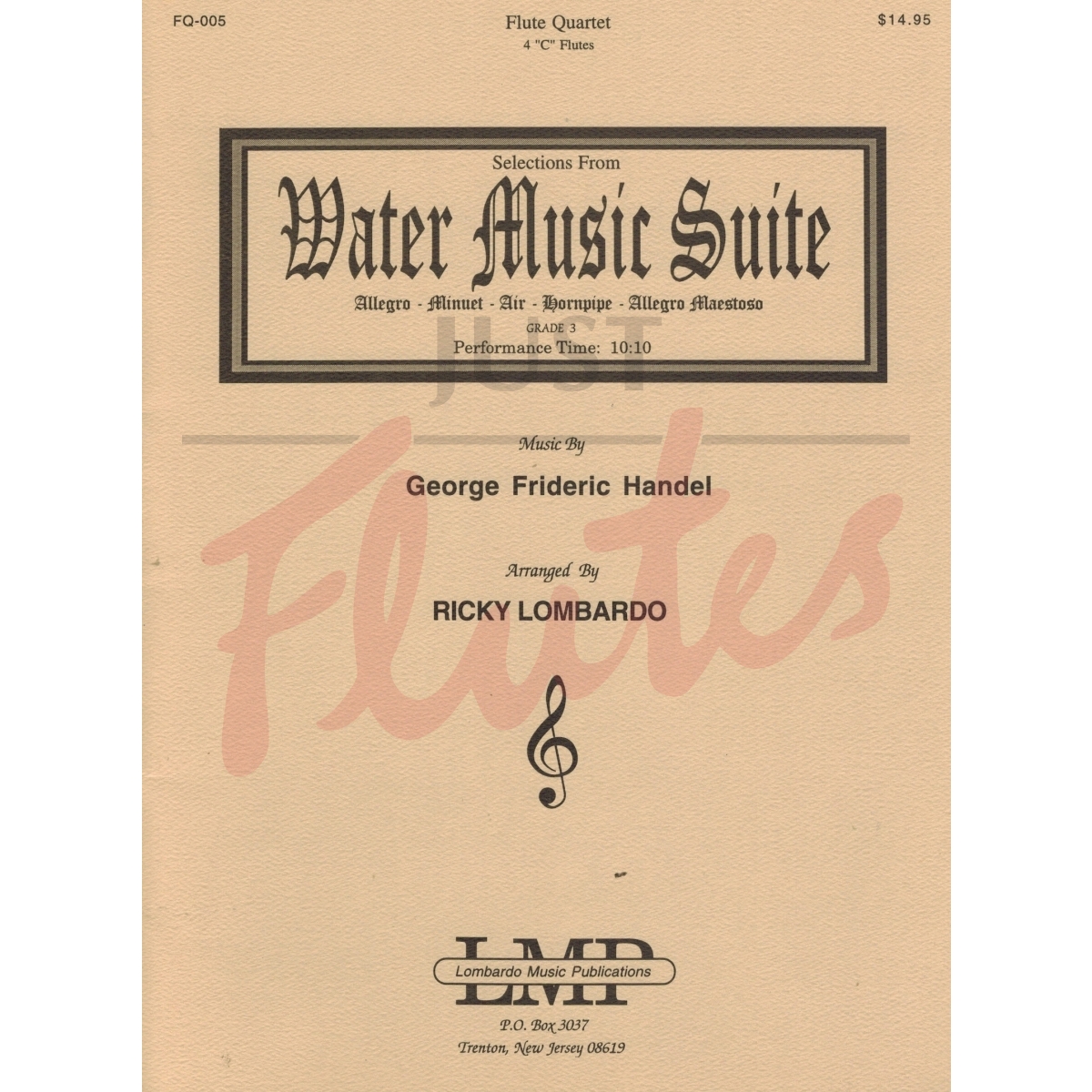 Water Music Suite for Flute Quartet