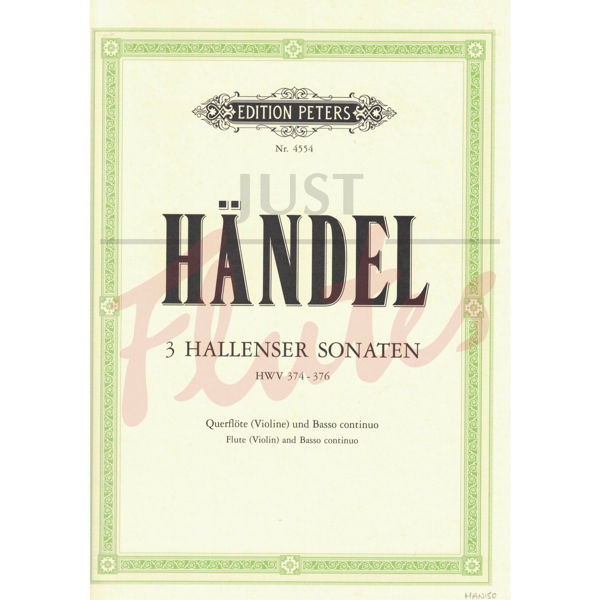 Hallenser Sonatas Nos 1-3