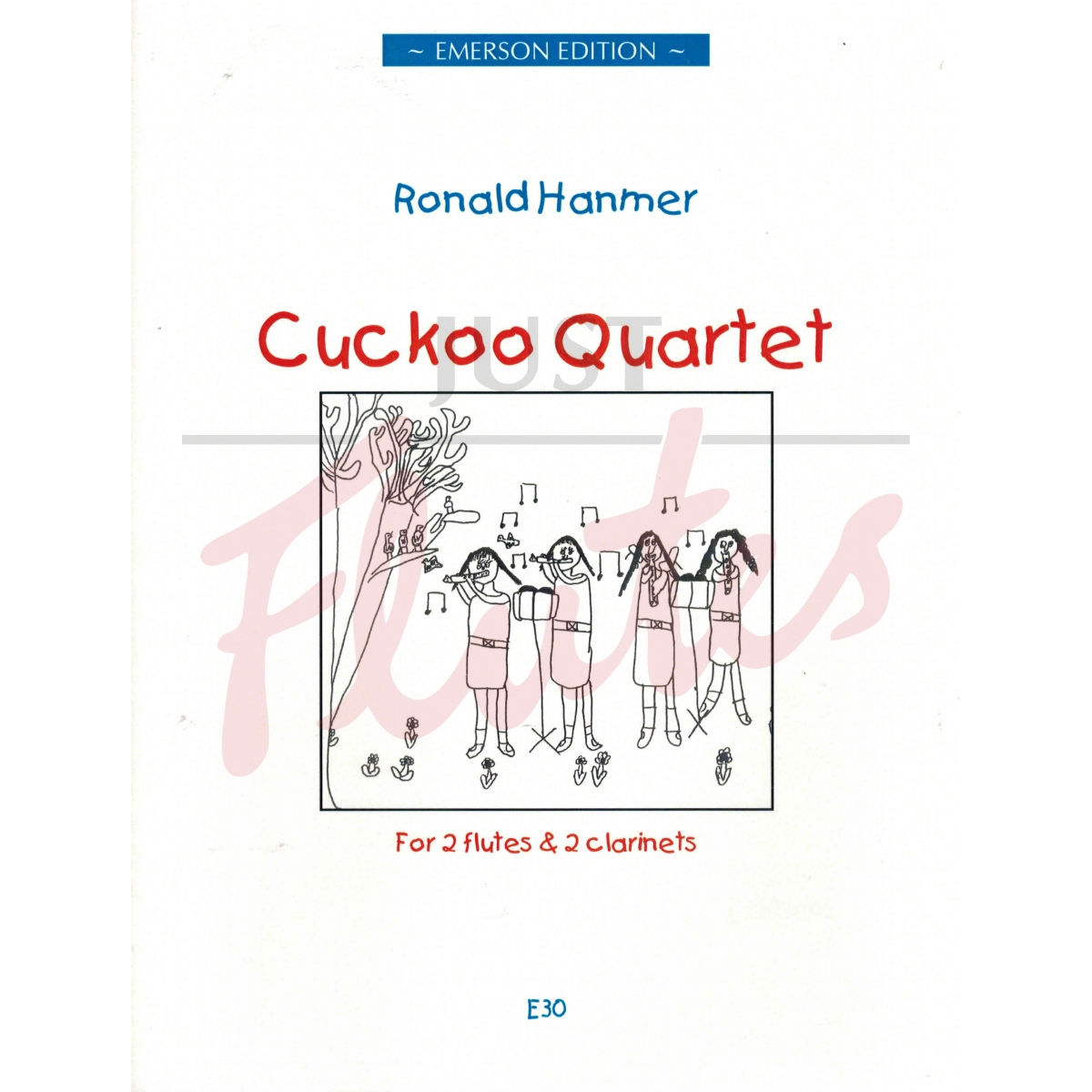 Cuckoo Quartet for Two Flutes and Two Clarinets