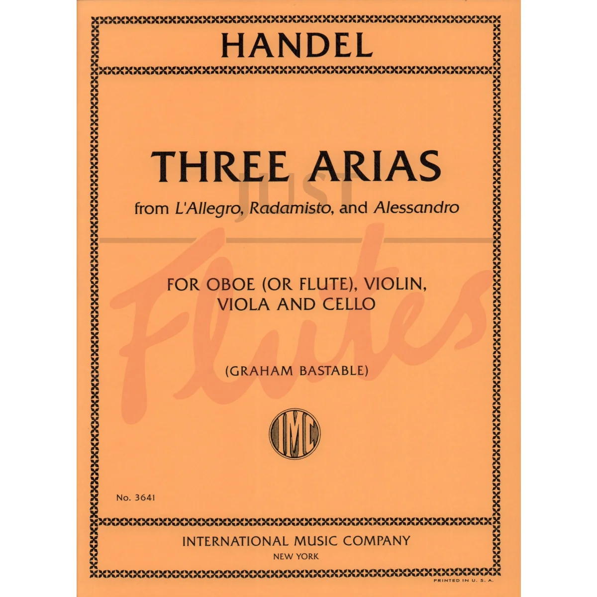 Three Arias from L&#039;Allegro, Radamisto &amp; Alessandro