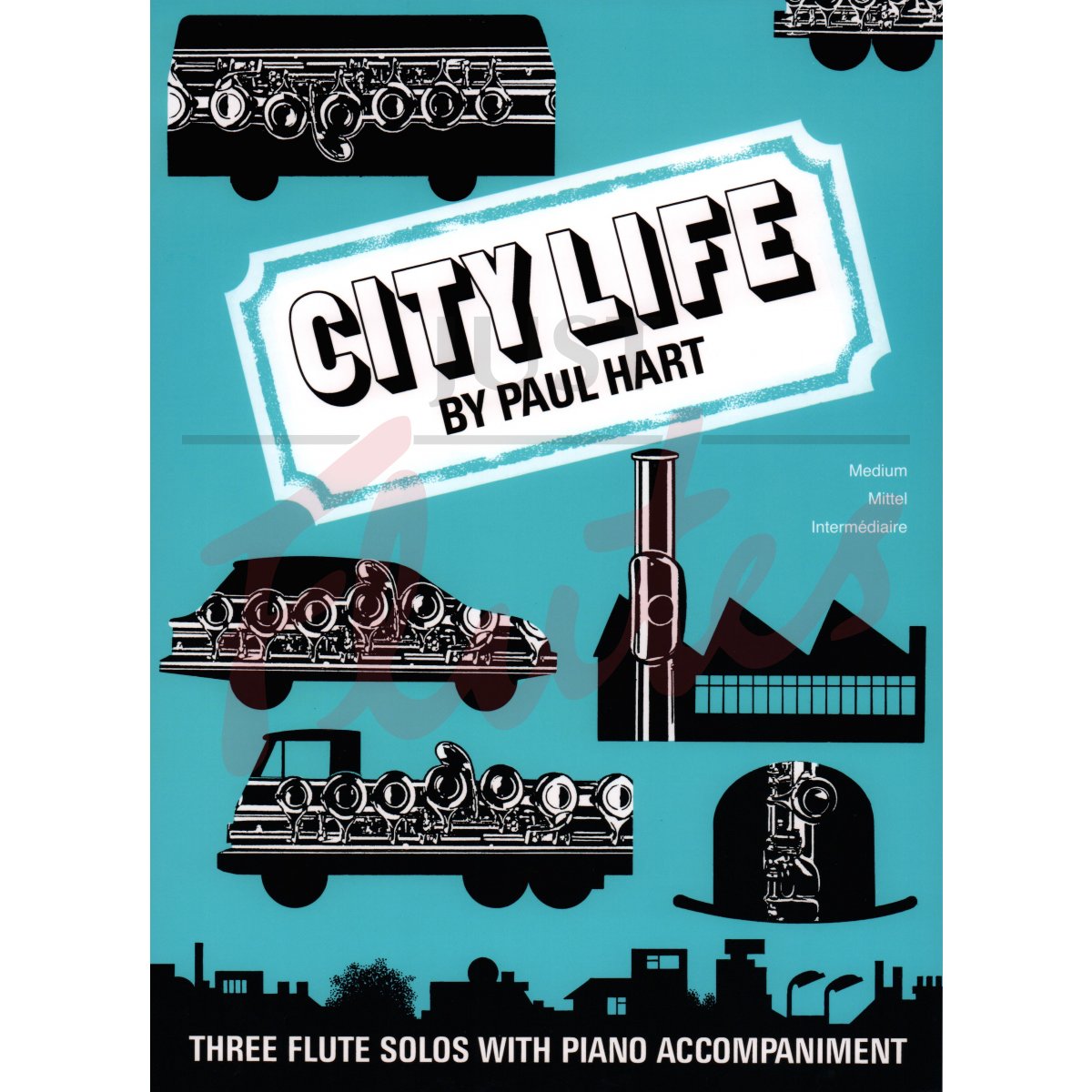 City Life: Three Flute Solos with Piano Accompaniment