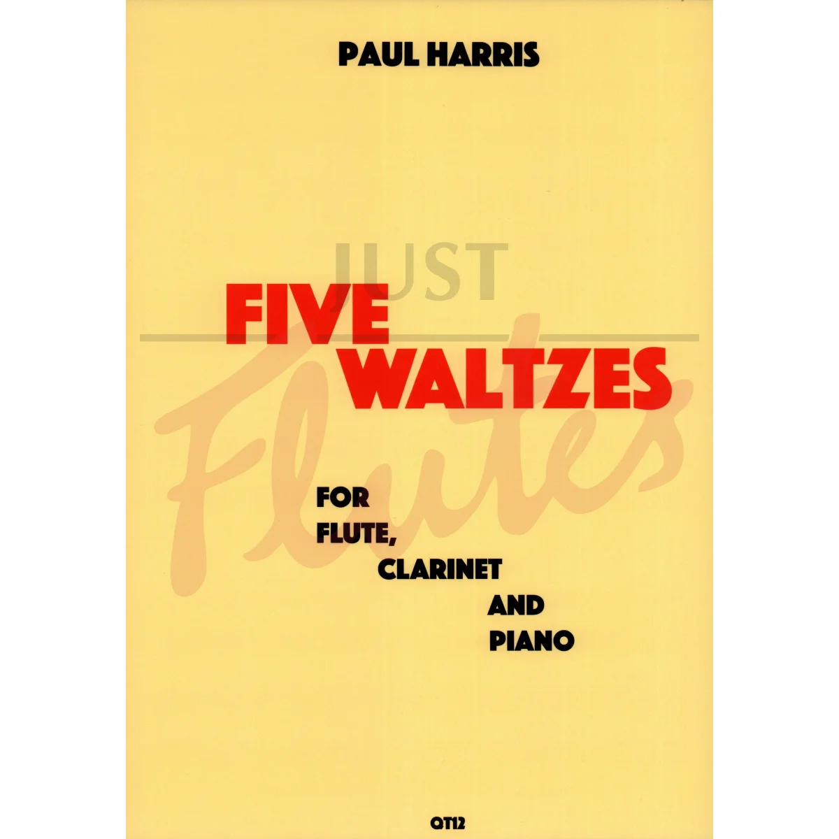 Five Waltzes for Flute, Clarinet and Piano