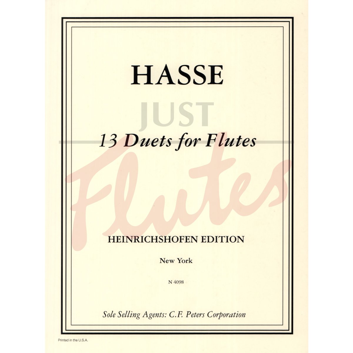 13 Duets for Flutes 