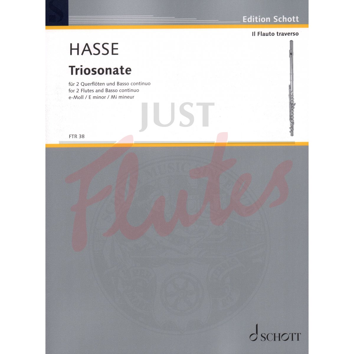 Trio Sonata in E minor for Two Flutes and Basso Continuo