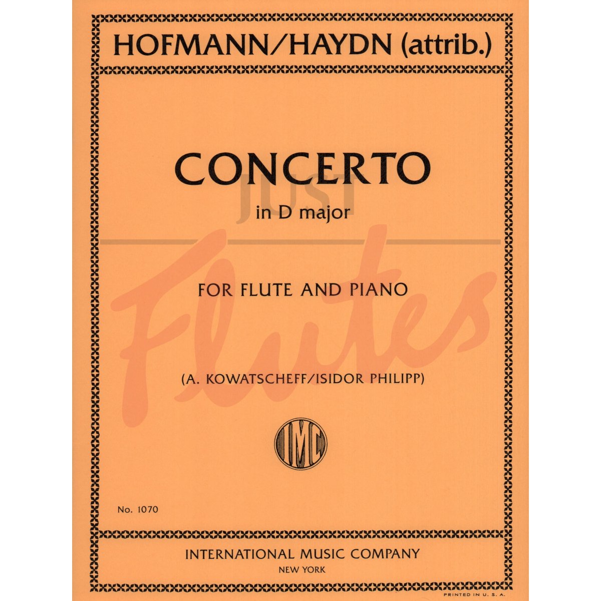 Concerto in D major for Flute and Piano