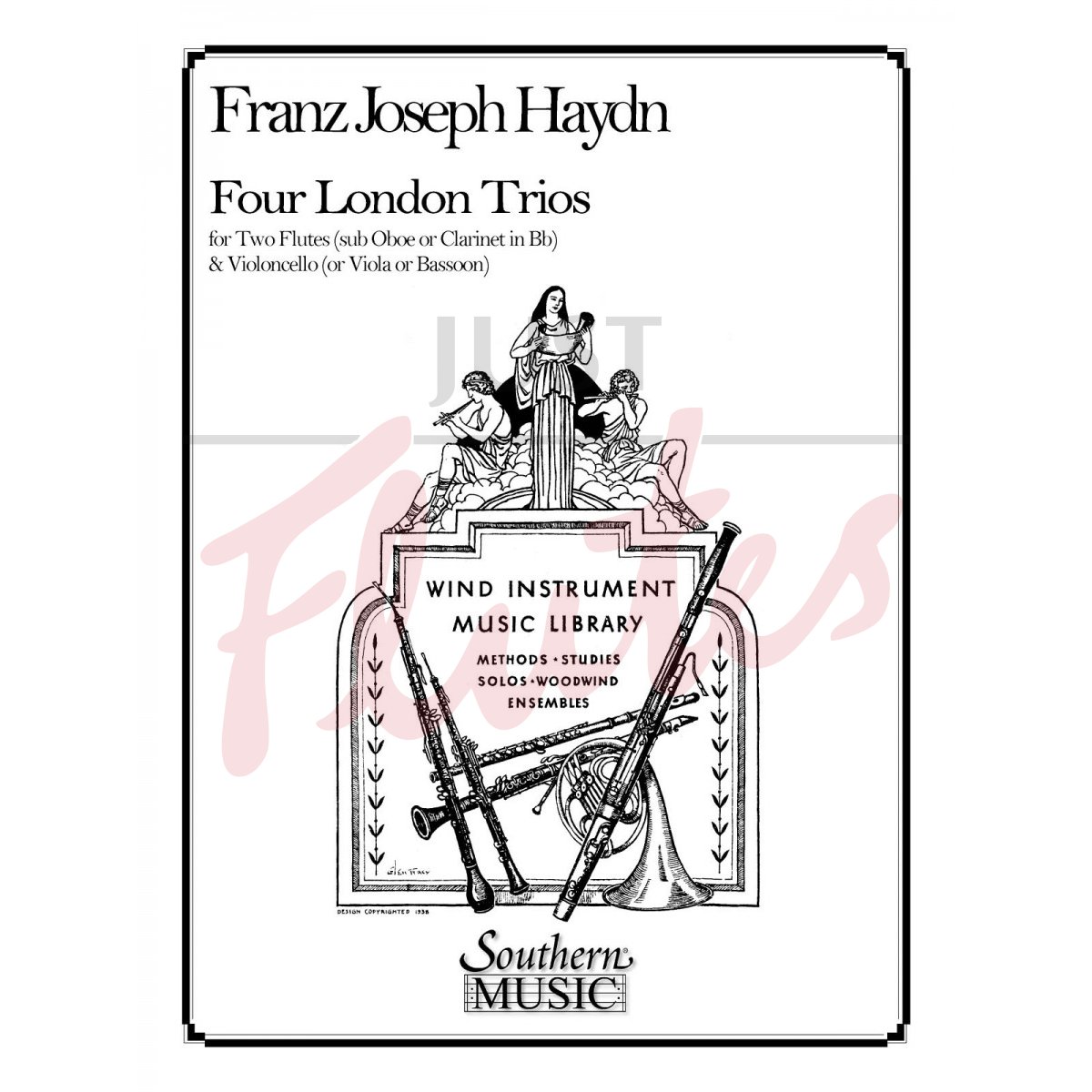 Four London Trios for 2 Flutes and Cello