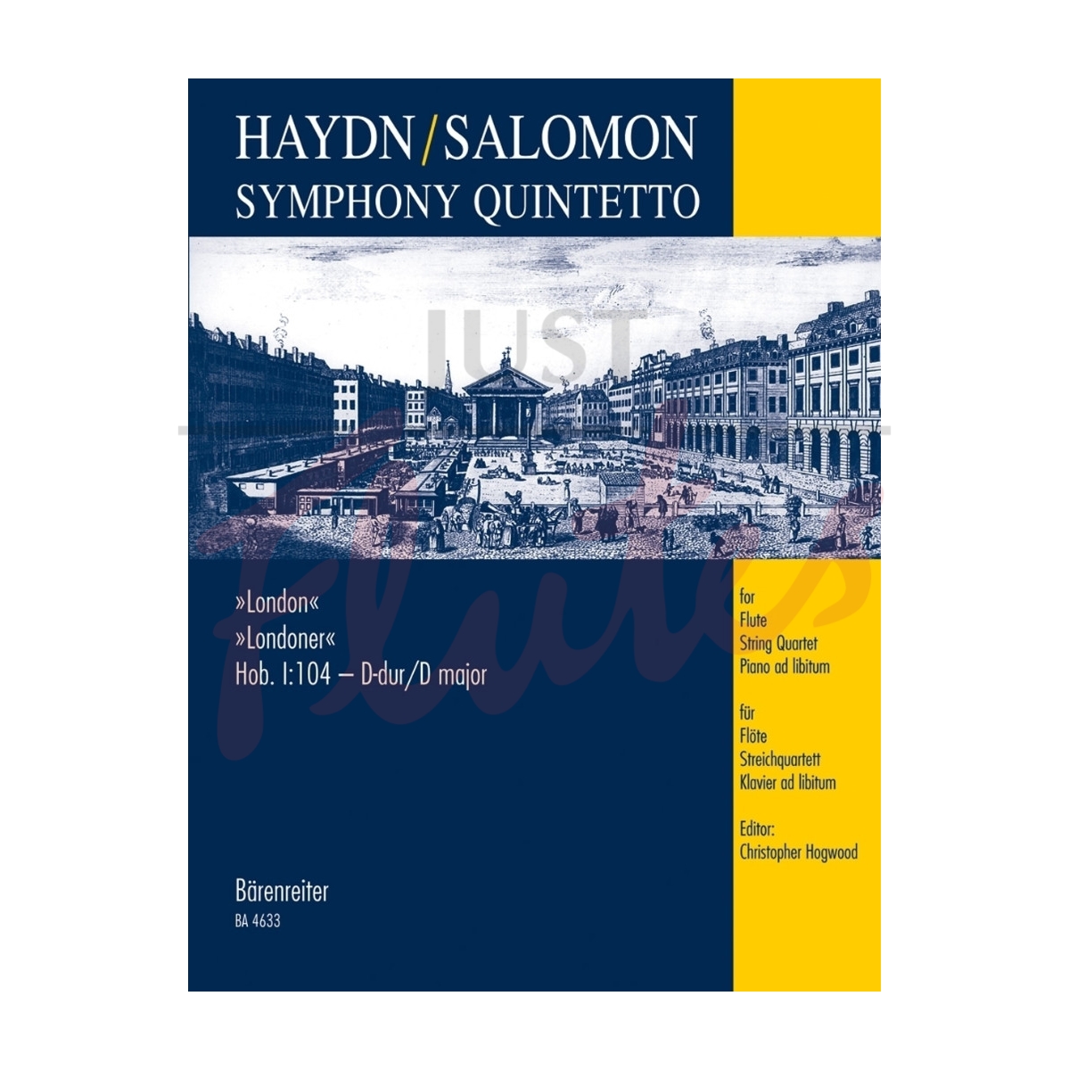 Symphony Quintetto &quot;London&quot; for Flute and String Quartet
