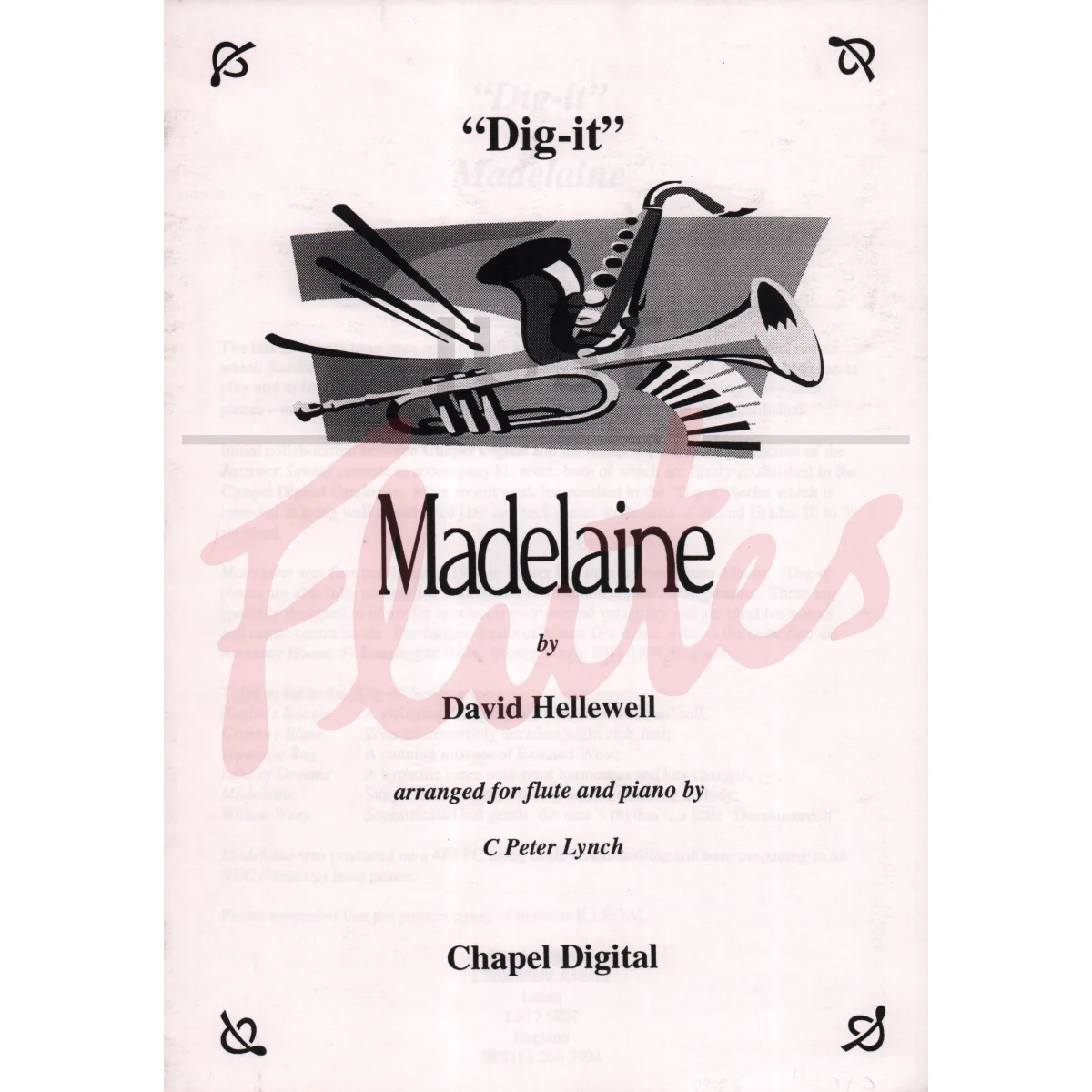Madelaine for Flute and Piano