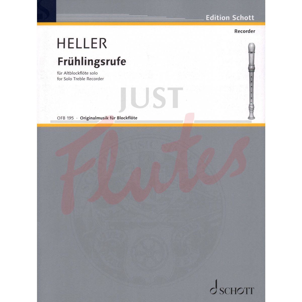 Frühlingsrufe (Call of Spring) for Solo Treble Recorder/Flute