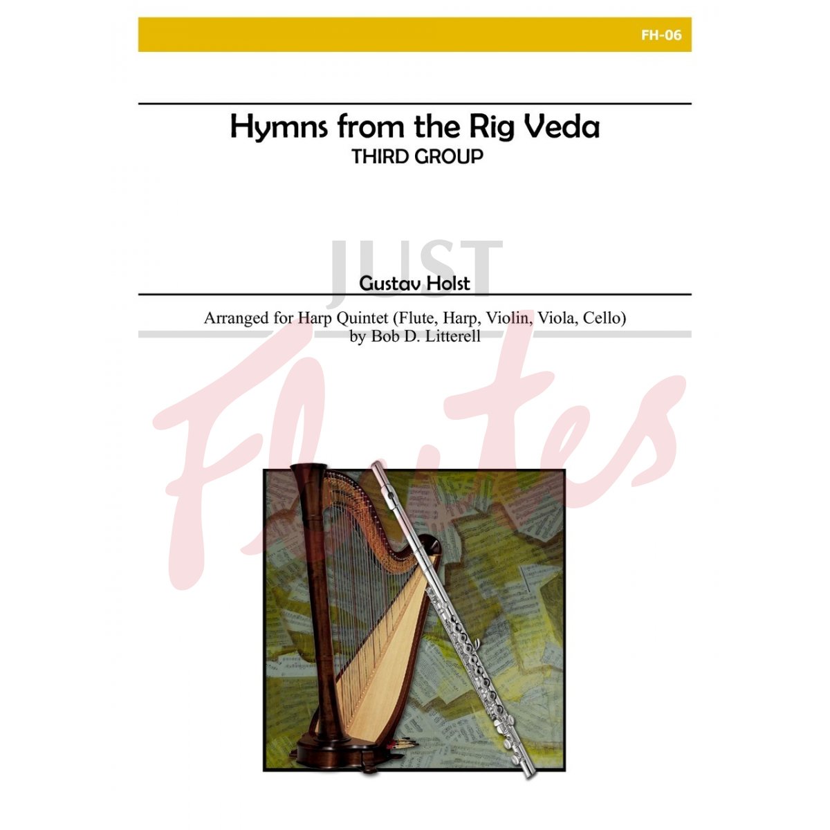 Hymns from the Rig Veda (fl/hp/vln/vla/vc)