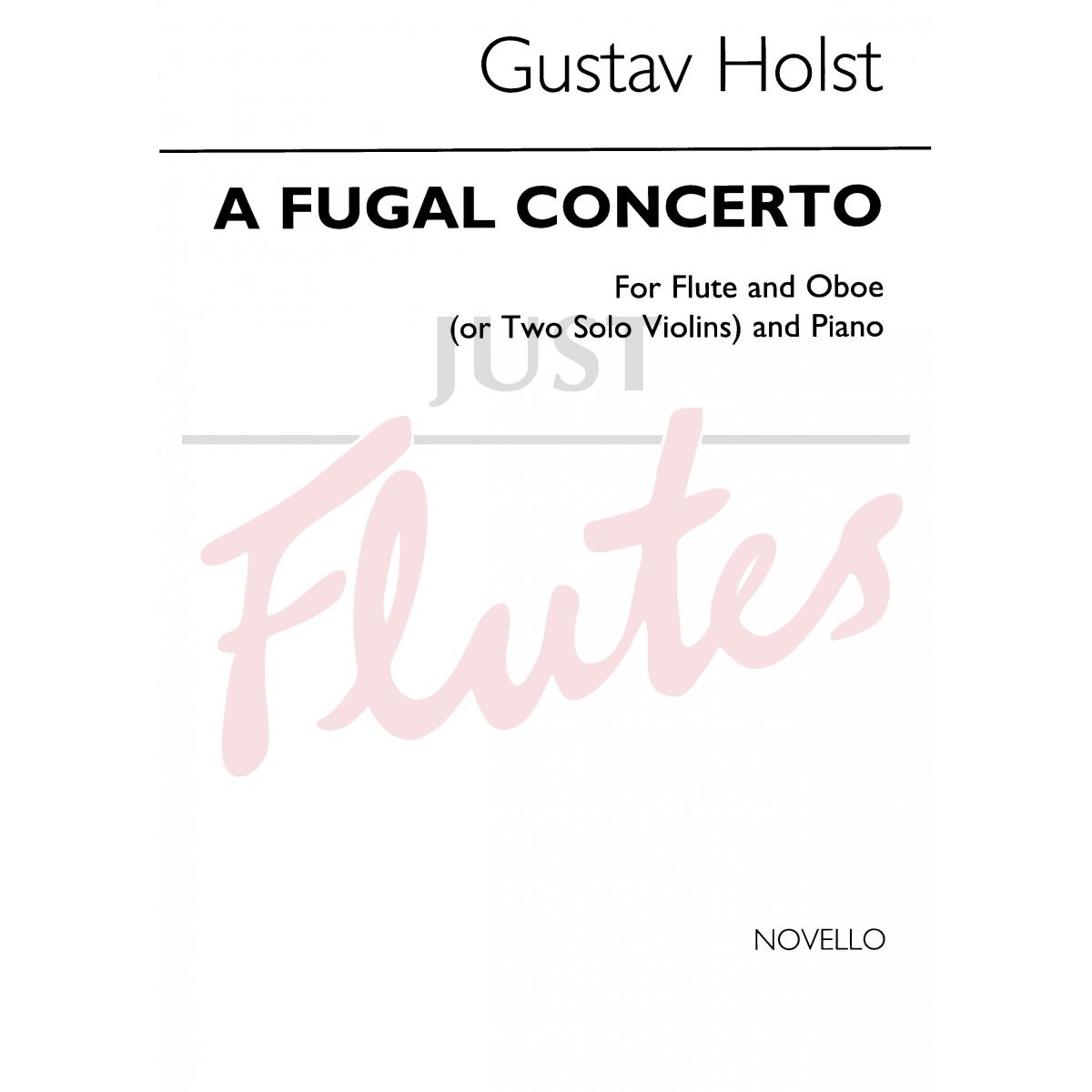A Fugal Concerto for Flute, Oboe and Piano