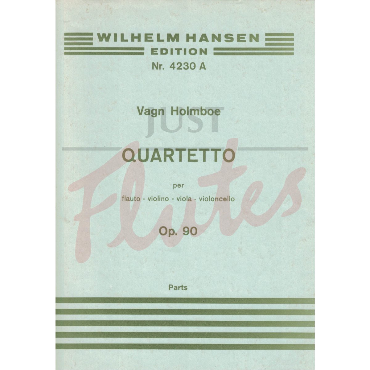 Quartetto for Flute, Violin, Viola and Cello