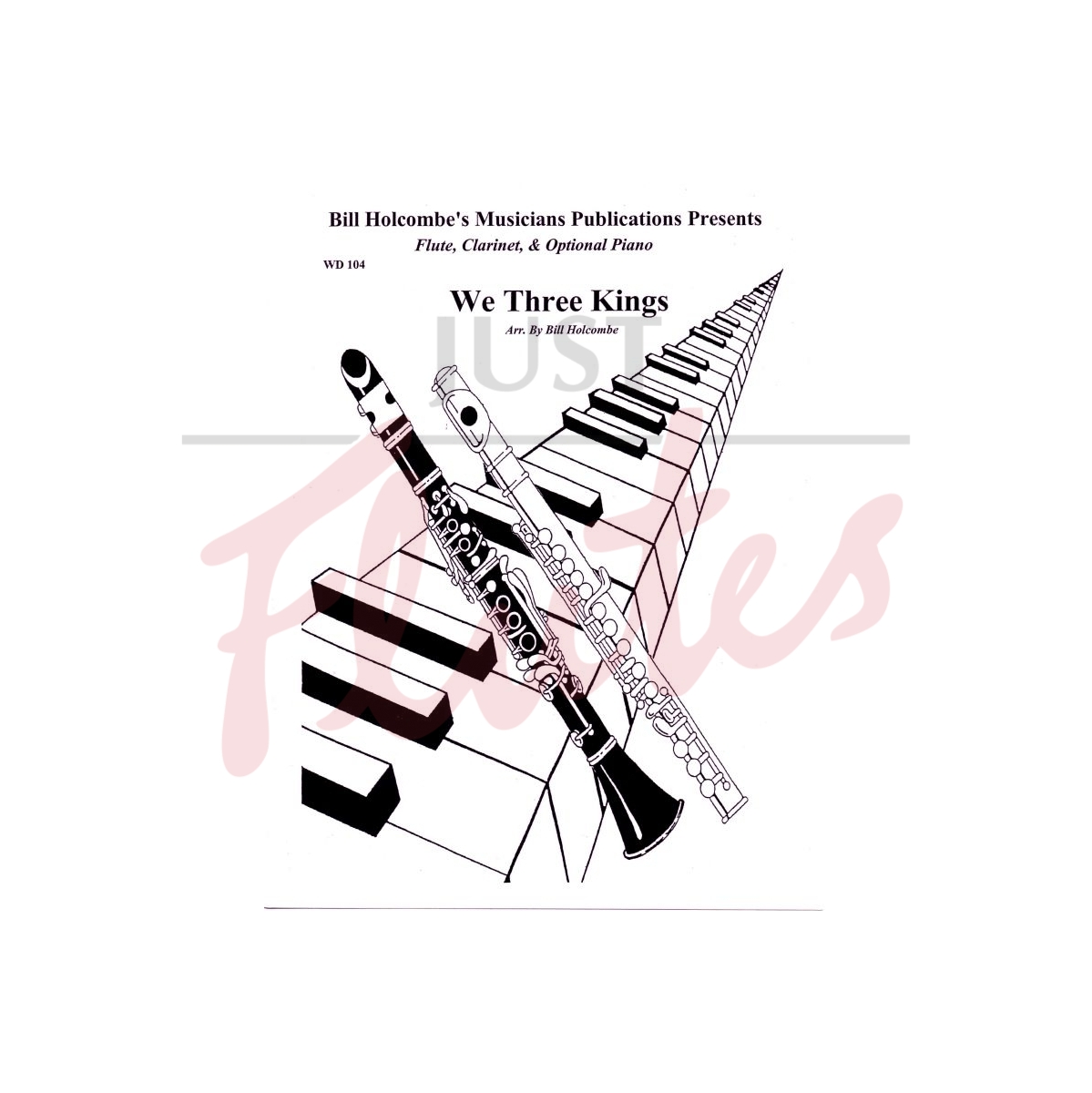 We Three Kings for Flute, Clarinet and Piano