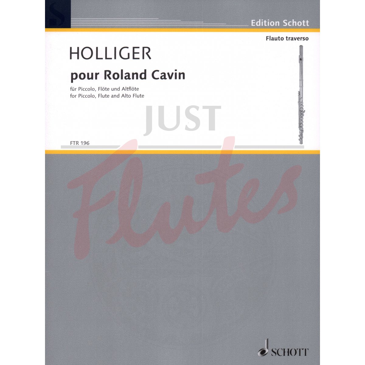 Pour Roland Cavin for Piccolo, Flute, and Alto Flute