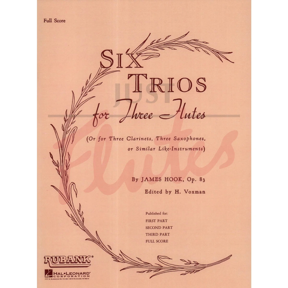 Six Trios for Three Flutes