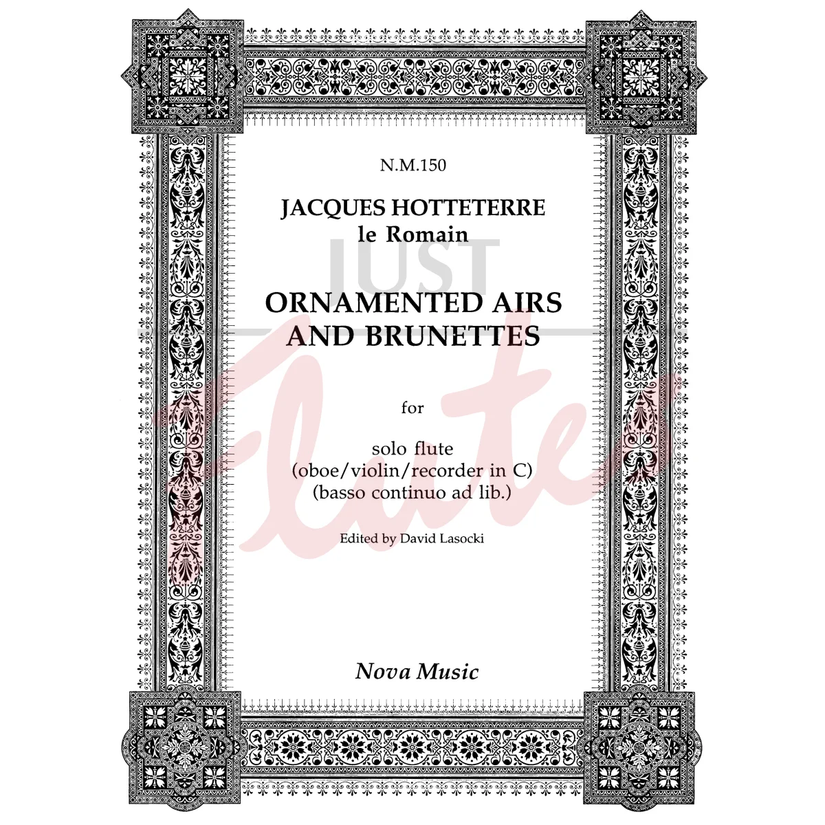 Ornamented Airs and Brunettes for Flute and Basso Continuo